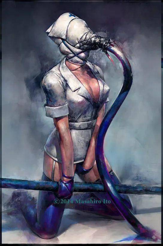 《寂静岭》角色设计师分享初版护士概念图_bloober_team_头部