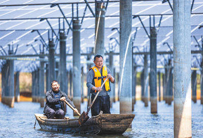 万坊水库渔光互补(记录中国)_发展_余干县_江埠乡