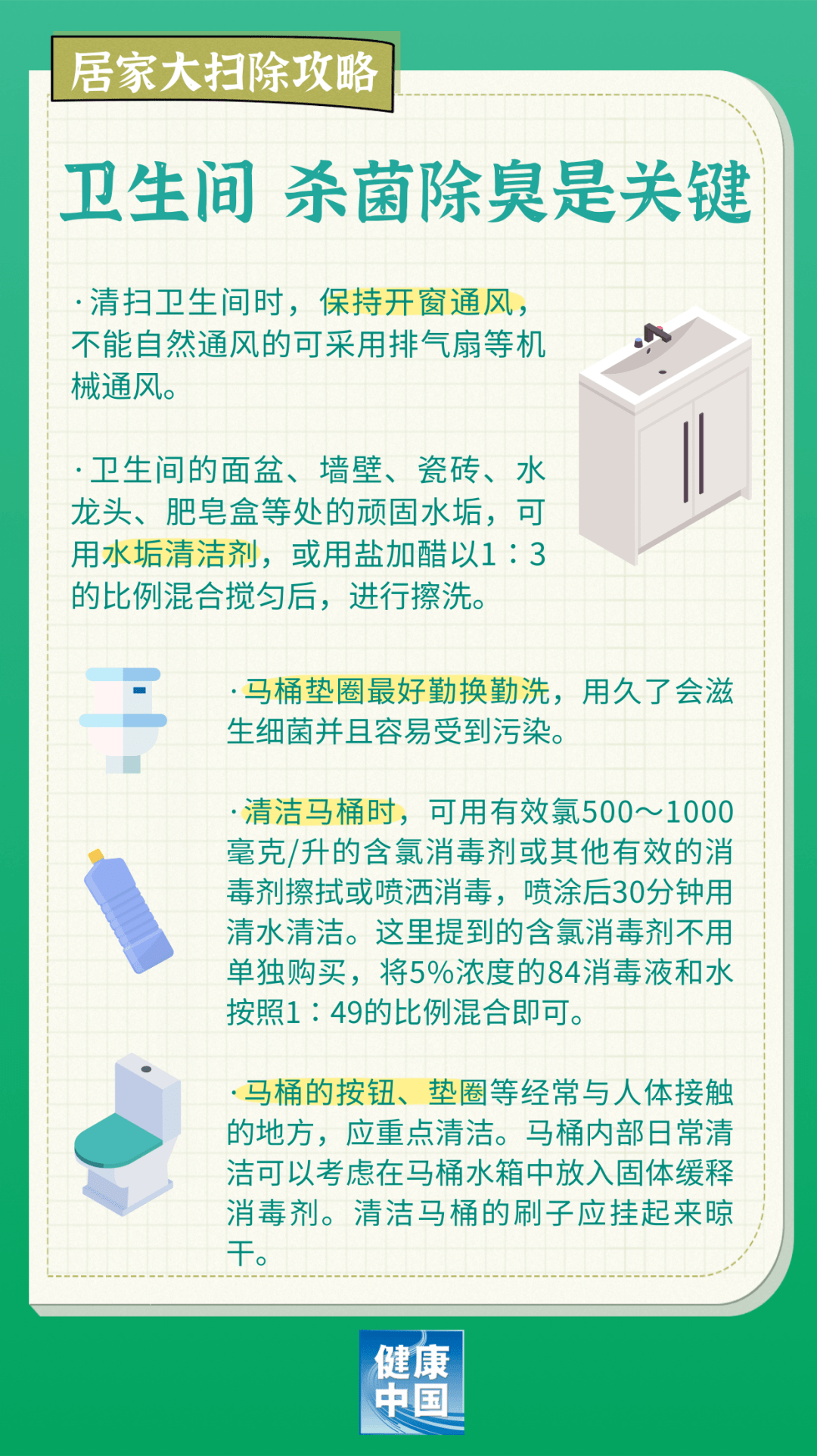 超适用！“爱国卫生月”大拂拭攻略！