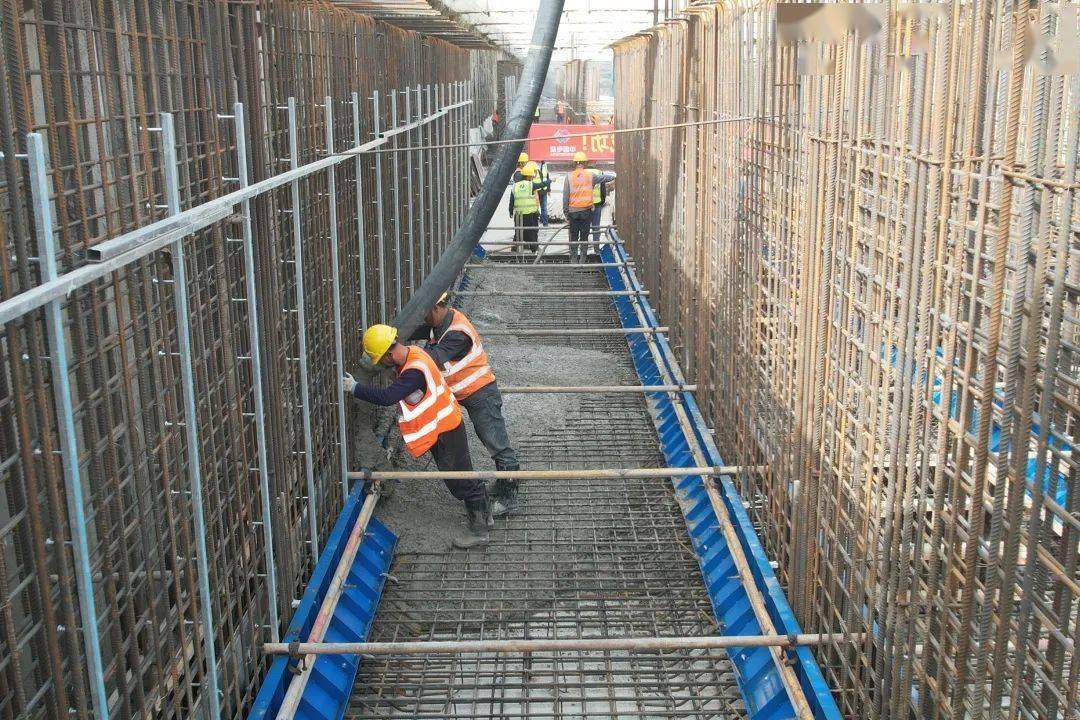 吹响冲锋号 | 太仓大道地下综合管廊完成首仓底板浇筑_施工_项目_结构