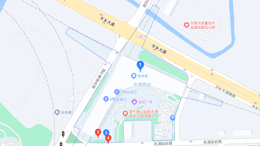 东莞火车站地图图片