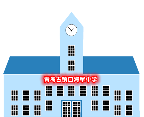 小荷尖尖 春天的校园61青岛古镇口海军中学61小学部二年级习作