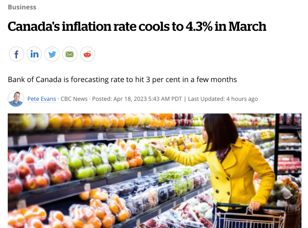 加币强势上涨！通胀19个月来初次下降，加拿大部分水果蔬菜引领物价下跌_搜狐网