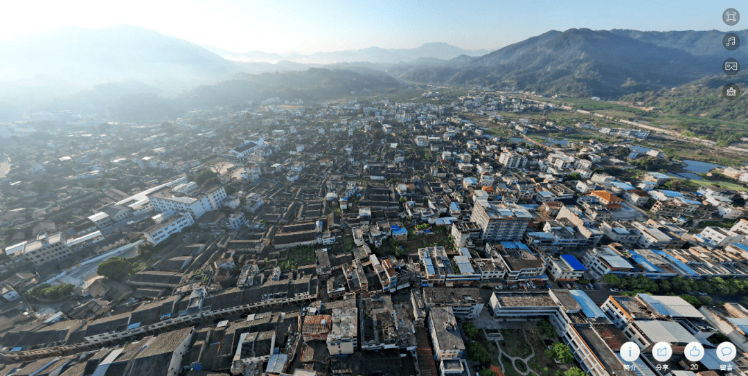 【百侯航拍】客家古镇·人文百侯 vr全景_文化_梅州市_大埔县