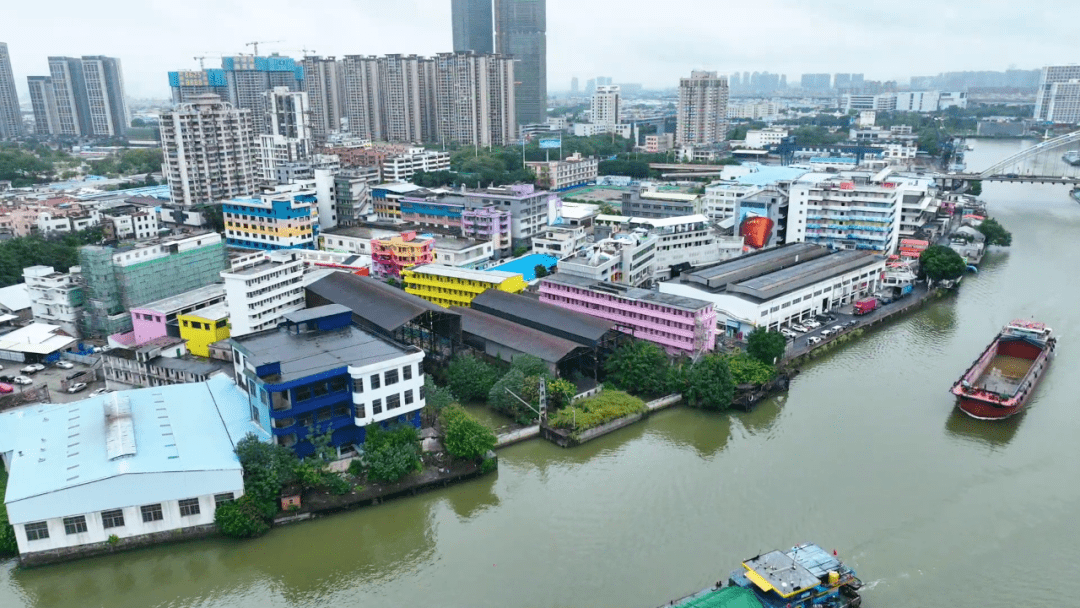 桂城网红水岸彩虹街,藏不住了!_平洲_佛山_水道