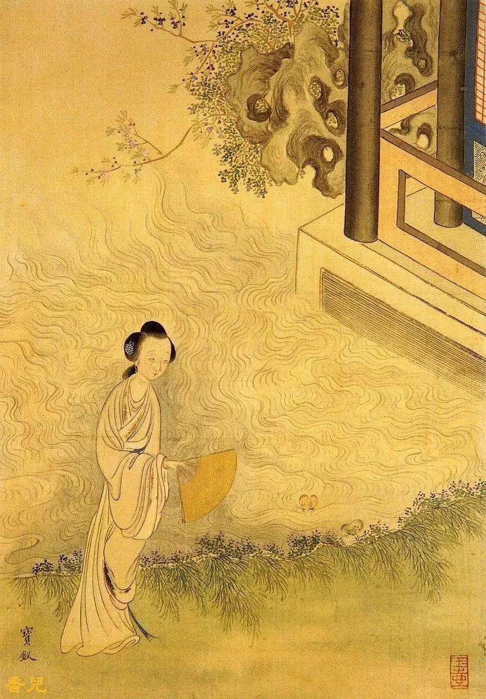 清代改琦《红楼梦图咏》_人物_古籍_交流