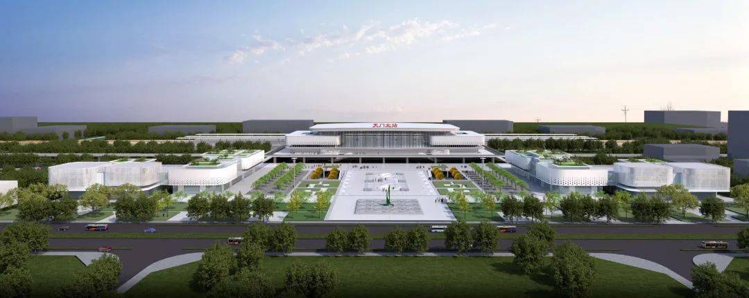 天门北站站前广场效果图曝光!_规划_项目_建设