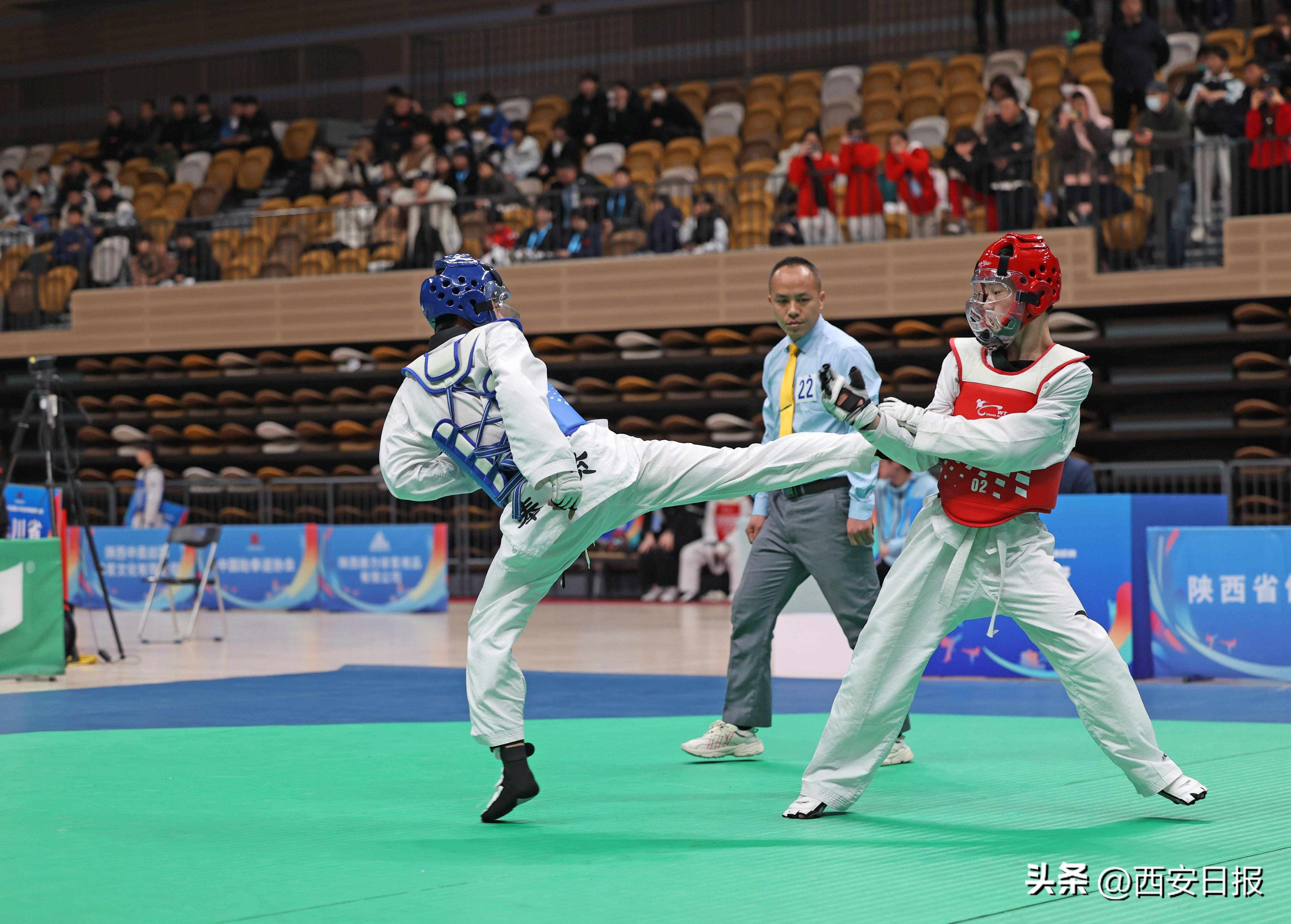 全国少年跆拳道锦标赛在西安开赛_陕西省_比赛_参赛