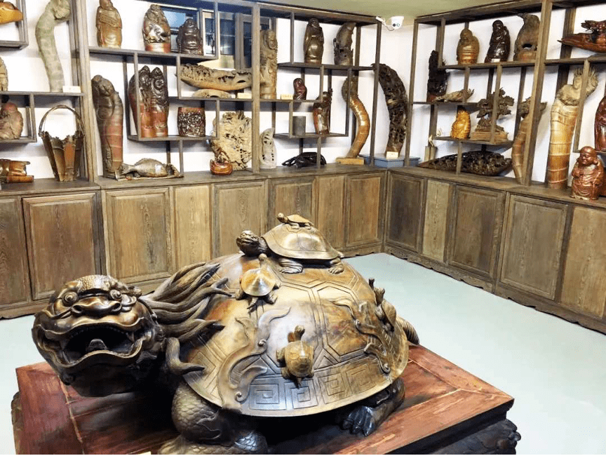 我县首家"象山竹根雕"省级非遗工坊成功创建_方忠孟_墙头镇_传统