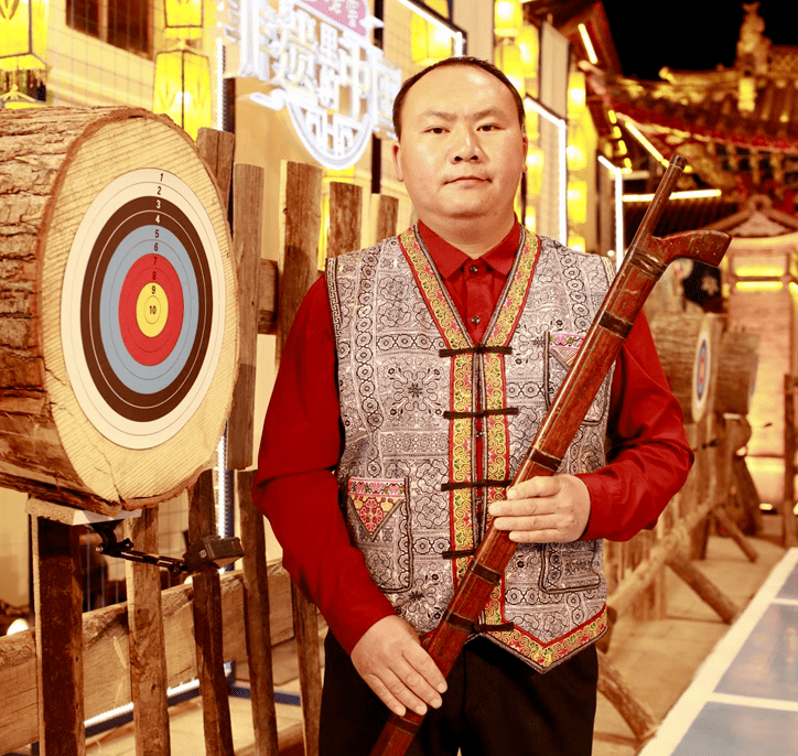 文山麻栗坡省级非遗项目吹枪将上央视_罗洪福_传统_体育比赛