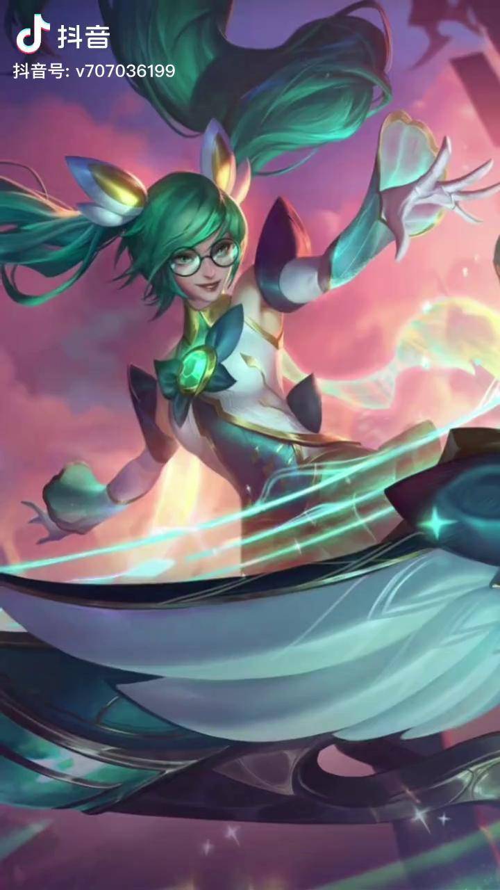 lol星之守护者 琴女娑娜星之守护者特效,我琴qa秒了
