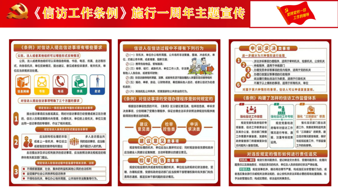 《信访工作条例》施行一周年主题宣传