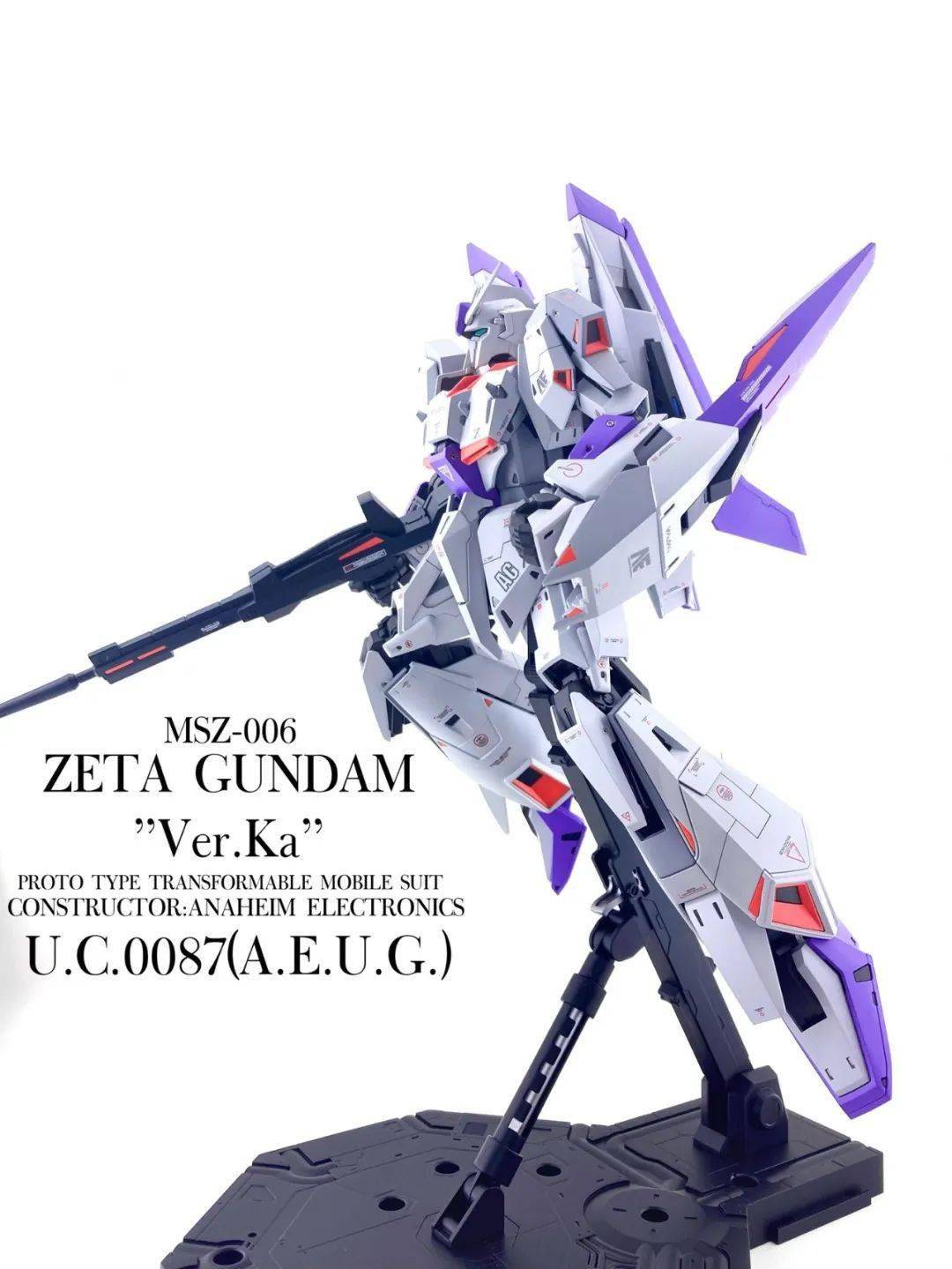 ka版zeta清新涂装,到手就被改色_公众_高达_模型