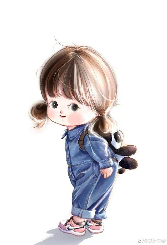 超可爱的萌宝头像插画