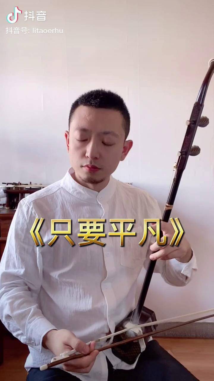 只要平凡二胡演奏图片