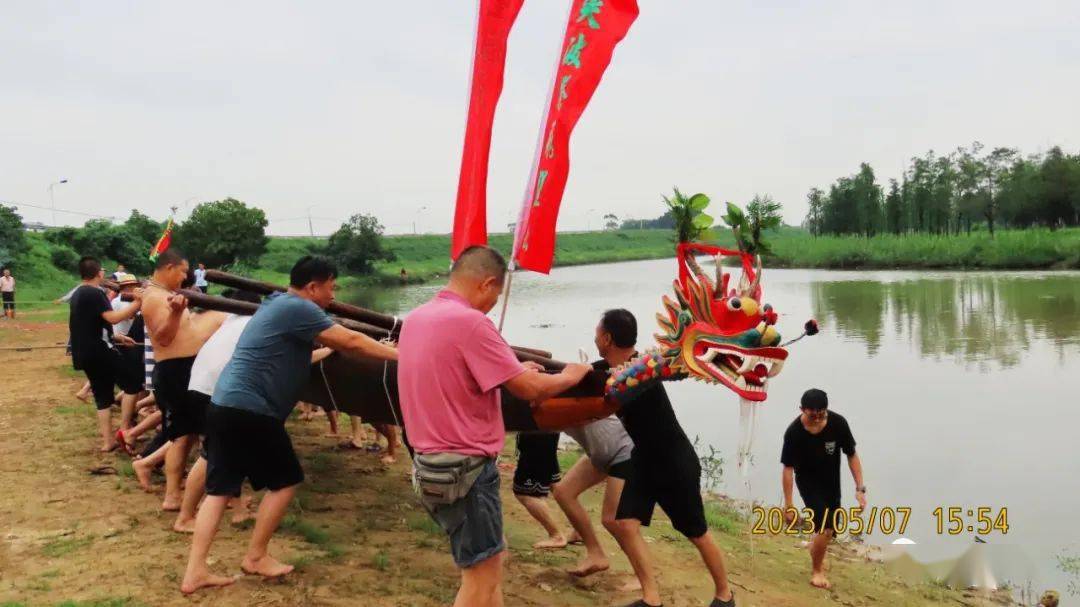 鹤山古劳罗江起龙扛过基_龙舟_保护_项目