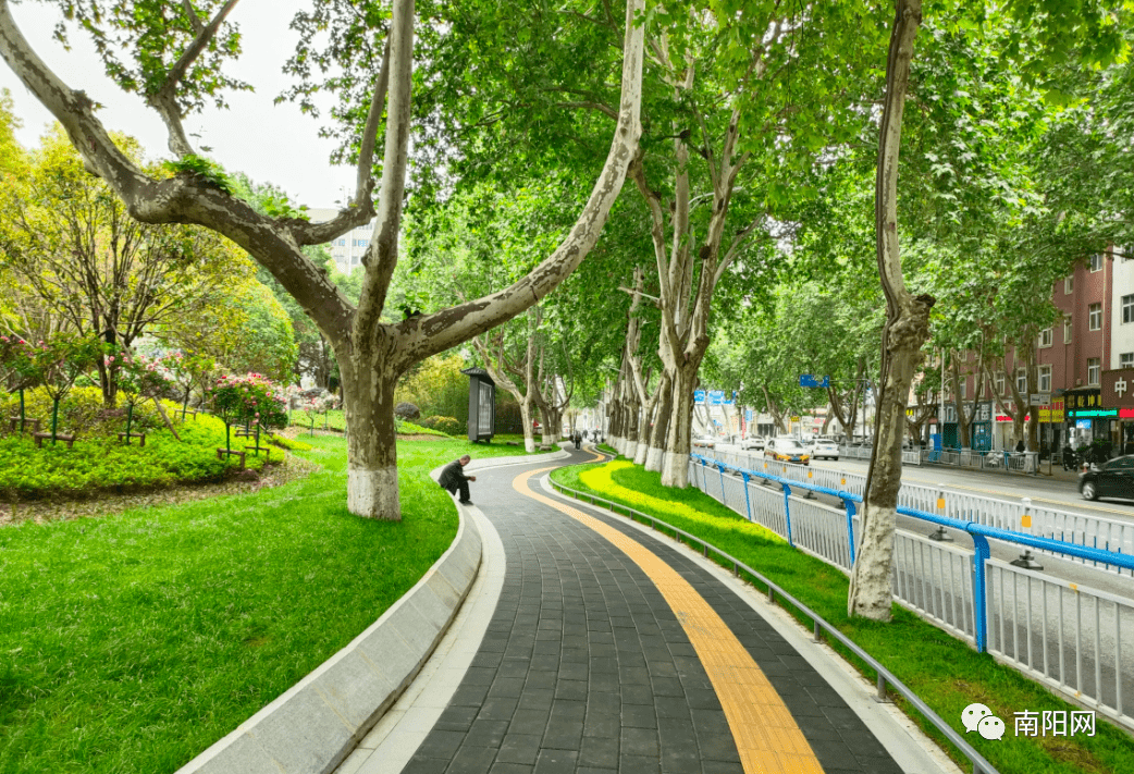 改造後的人民公園大變樣_南陽市_區域_中心