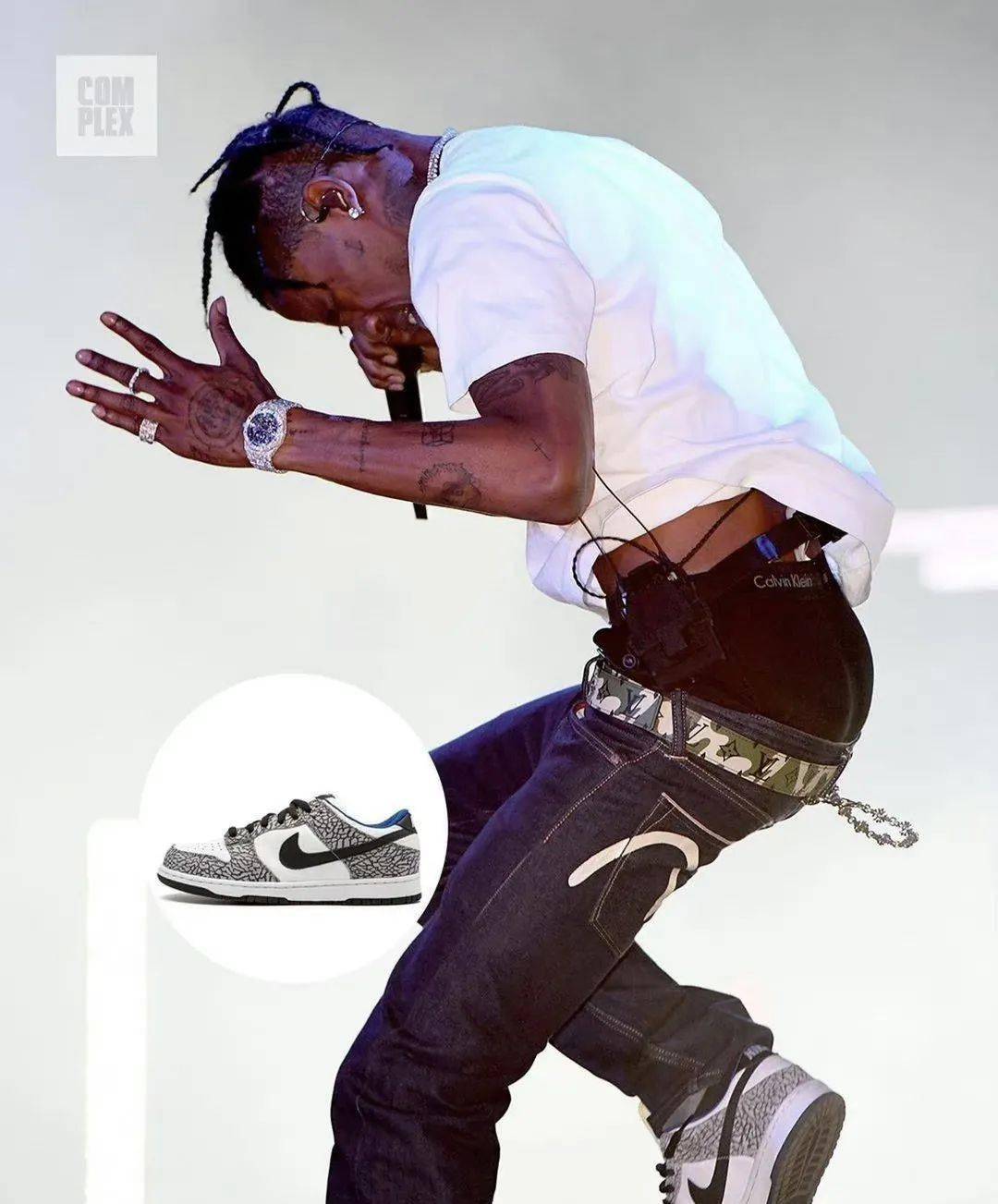 travis scott演唱会上脚的这些鞋子,你有几双?_球鞋_整理_明星