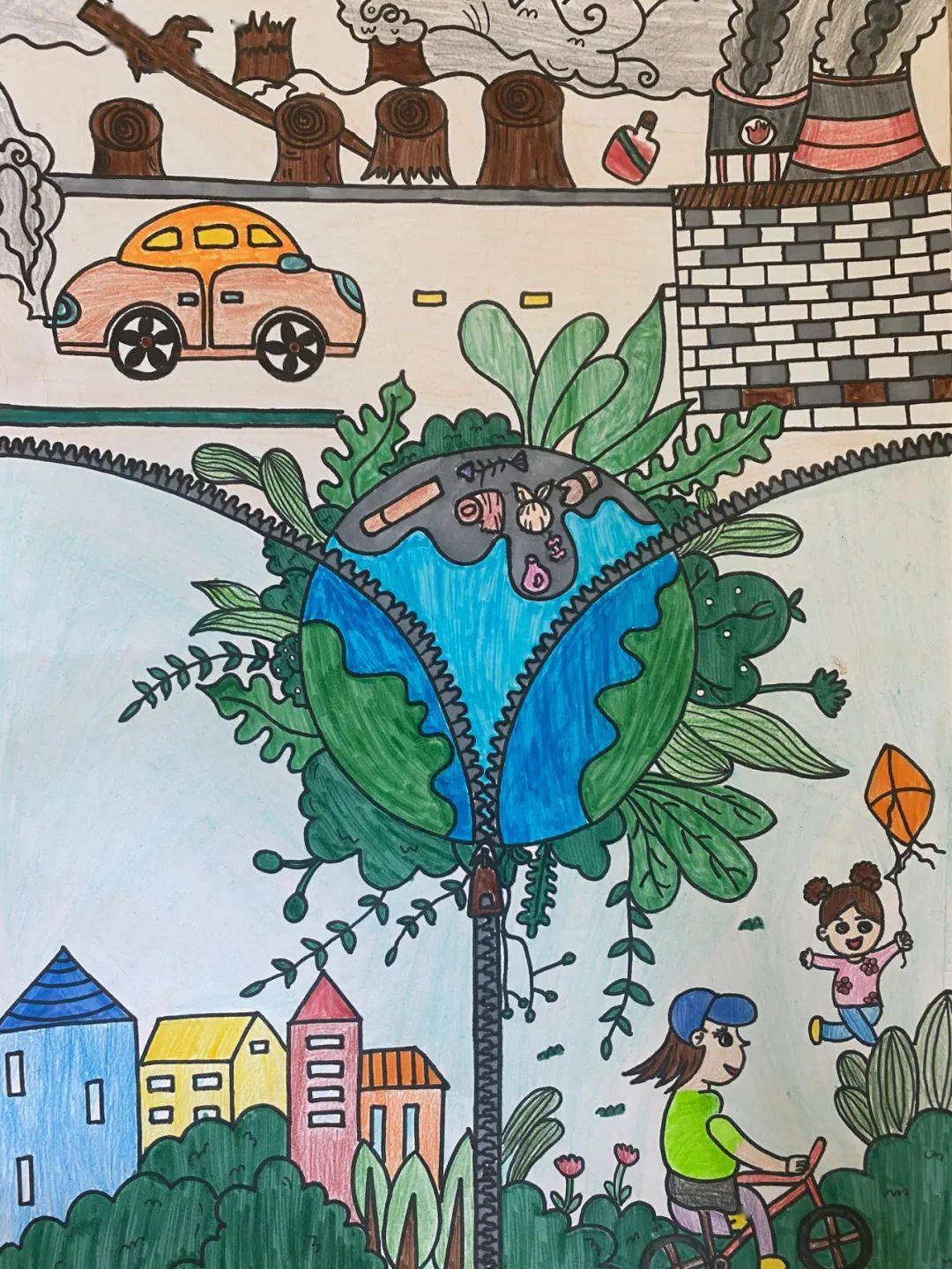 2023六五环境日 | 主题儿童绘画精彩作品展播_征集_大赛_生态