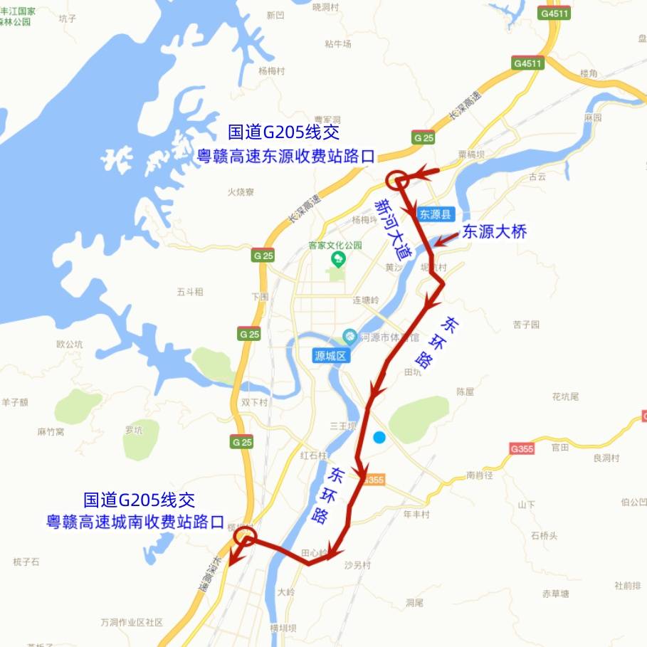 205国道全程线路图片