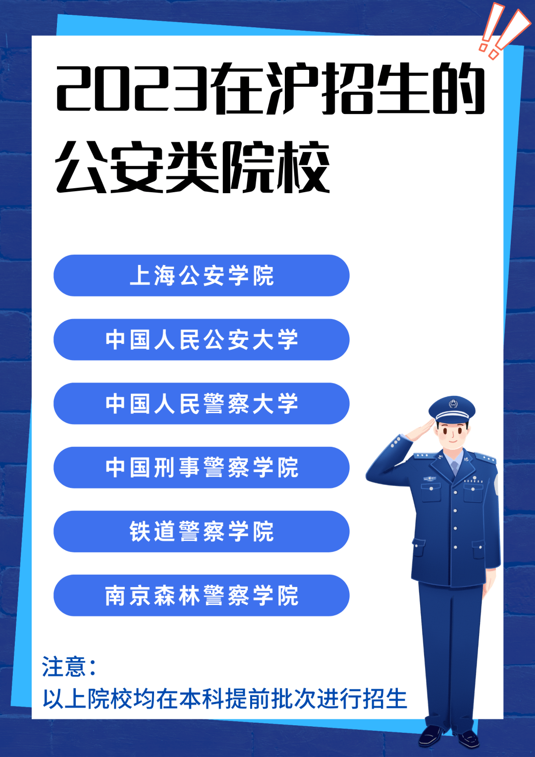 提前批公安院校招生!点击查看具体专业与分数!_上海市_意向_登记