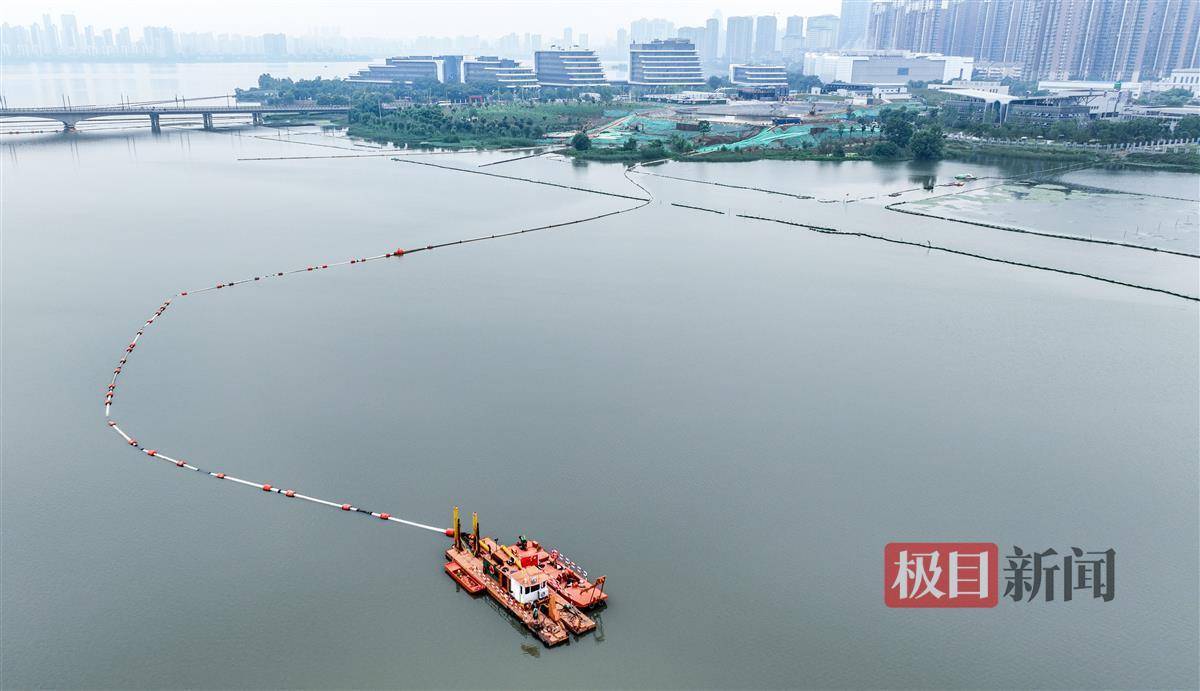 进一步提升水质 武汉南湖湖底淤泥大清理_正在进行_作业_李辉