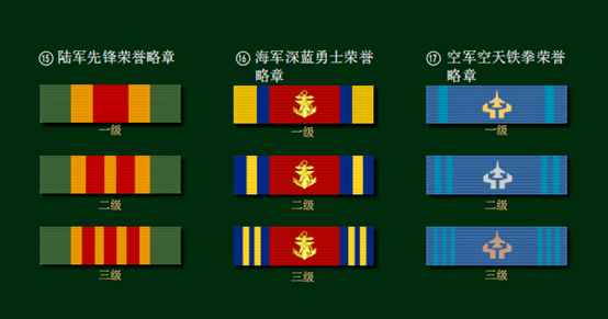 军人勋表全套亮相!一文带你读懂含义_荣誉_服役_职务