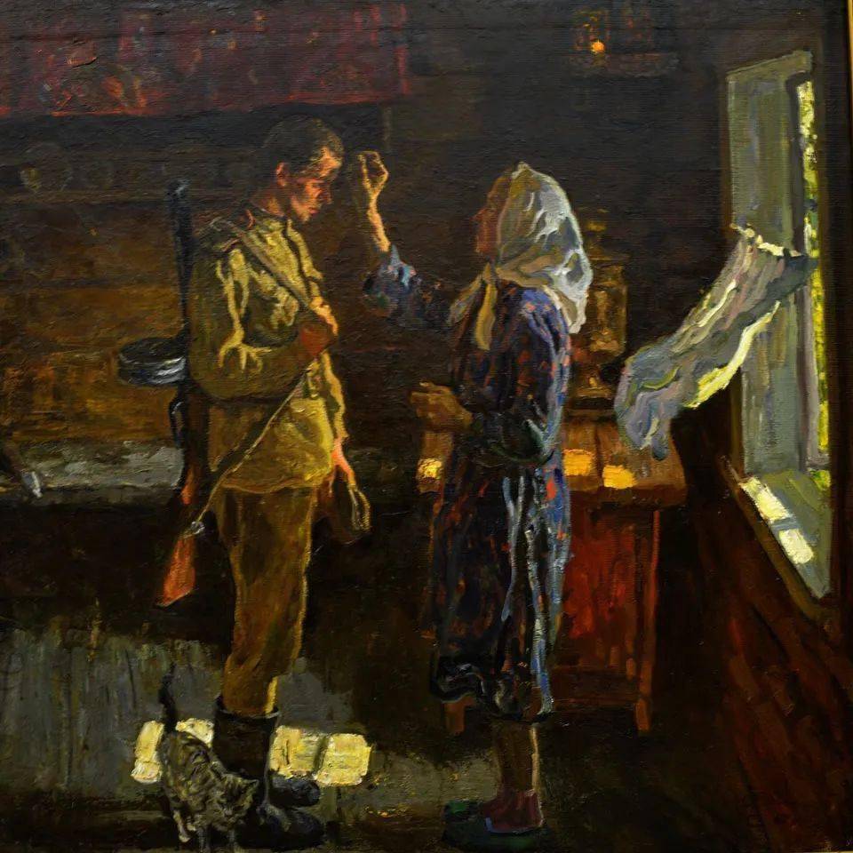 苏联时期油画作品图片