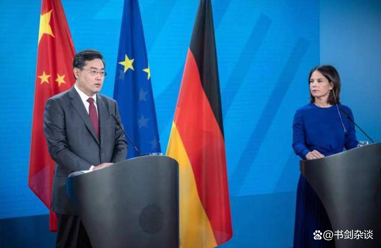 的,法国都给了,秦刚外长刚到,法国就送4个大礼_中方_问题_中德关系