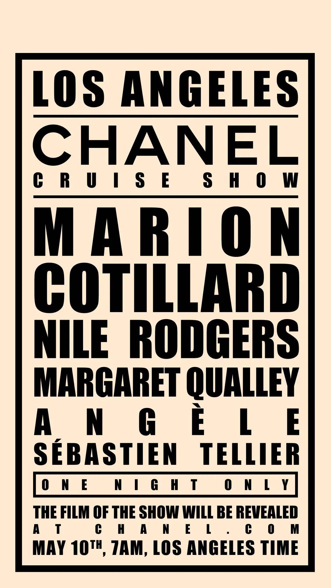 原来是香奈儿在洛杉矶组的局!_系列_电影_品牌