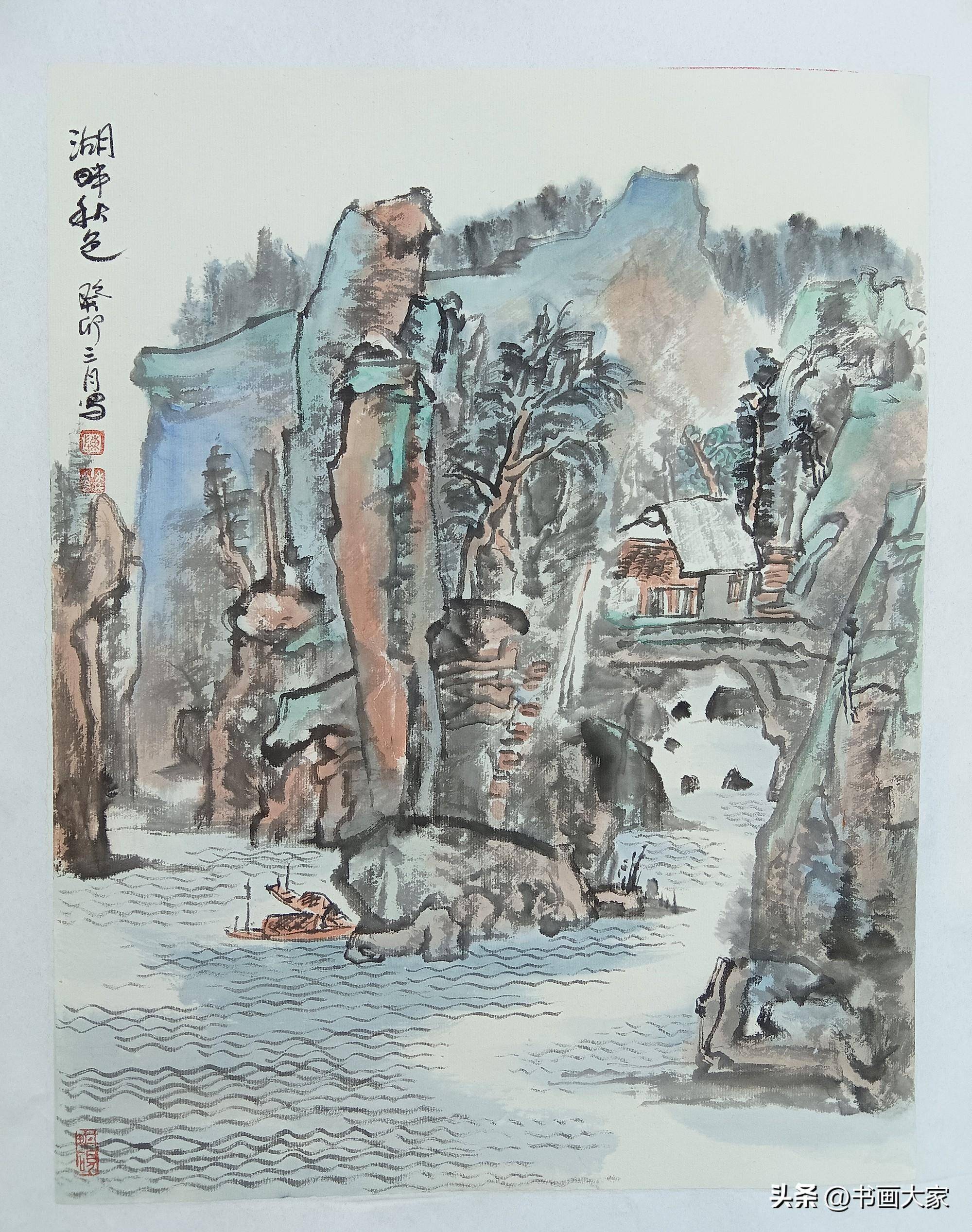 中国人水彩画家 陳芸 額装作品 【公式通販】