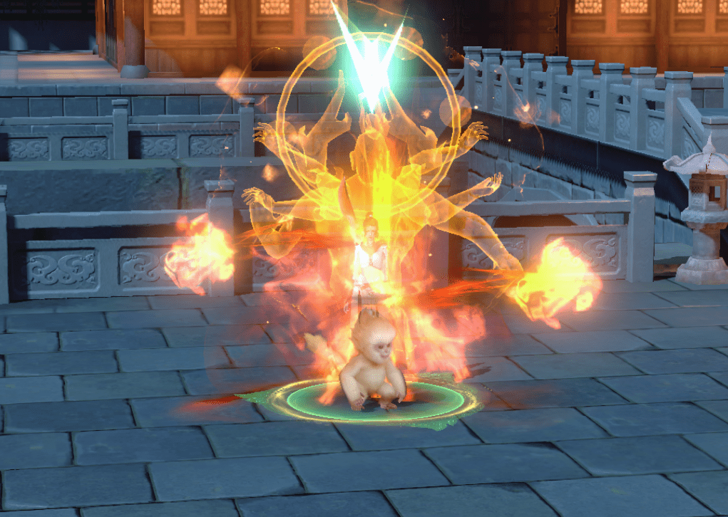 主打的就是一个飒字——高马尾,大长腿,再配上红白色系的劲装短打,一