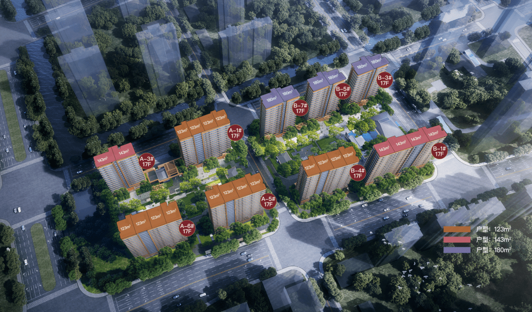 河西总价预计650万起,南部新城两大纯新盘户型曝光!_建面_设计_保利
