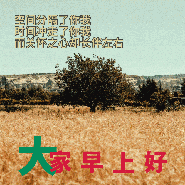 大家早上好表情包,一声早安,愿好友开心一整天,幸福每一天