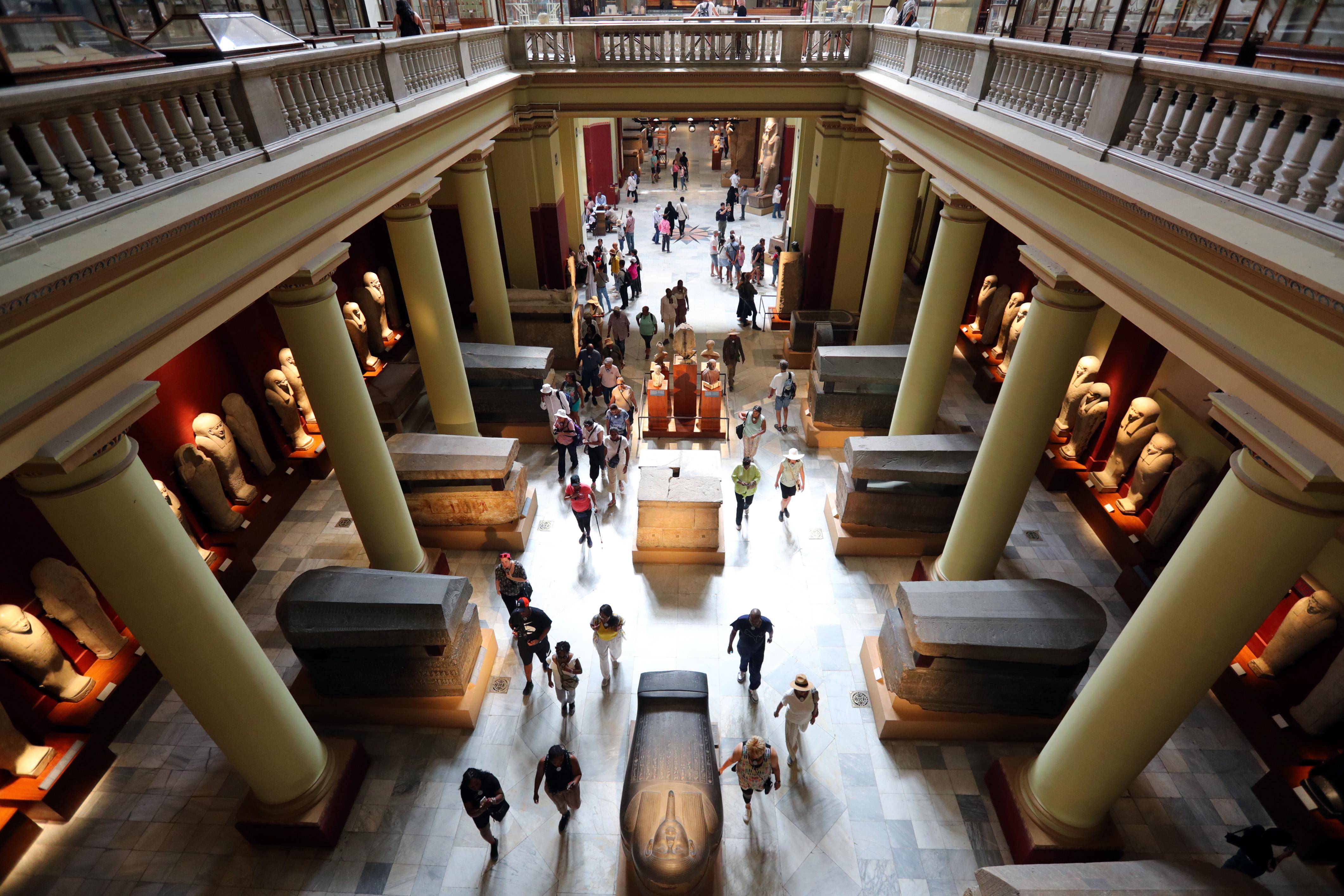 (国际)探访埃及博物馆_新华社_古埃及_隋先凯