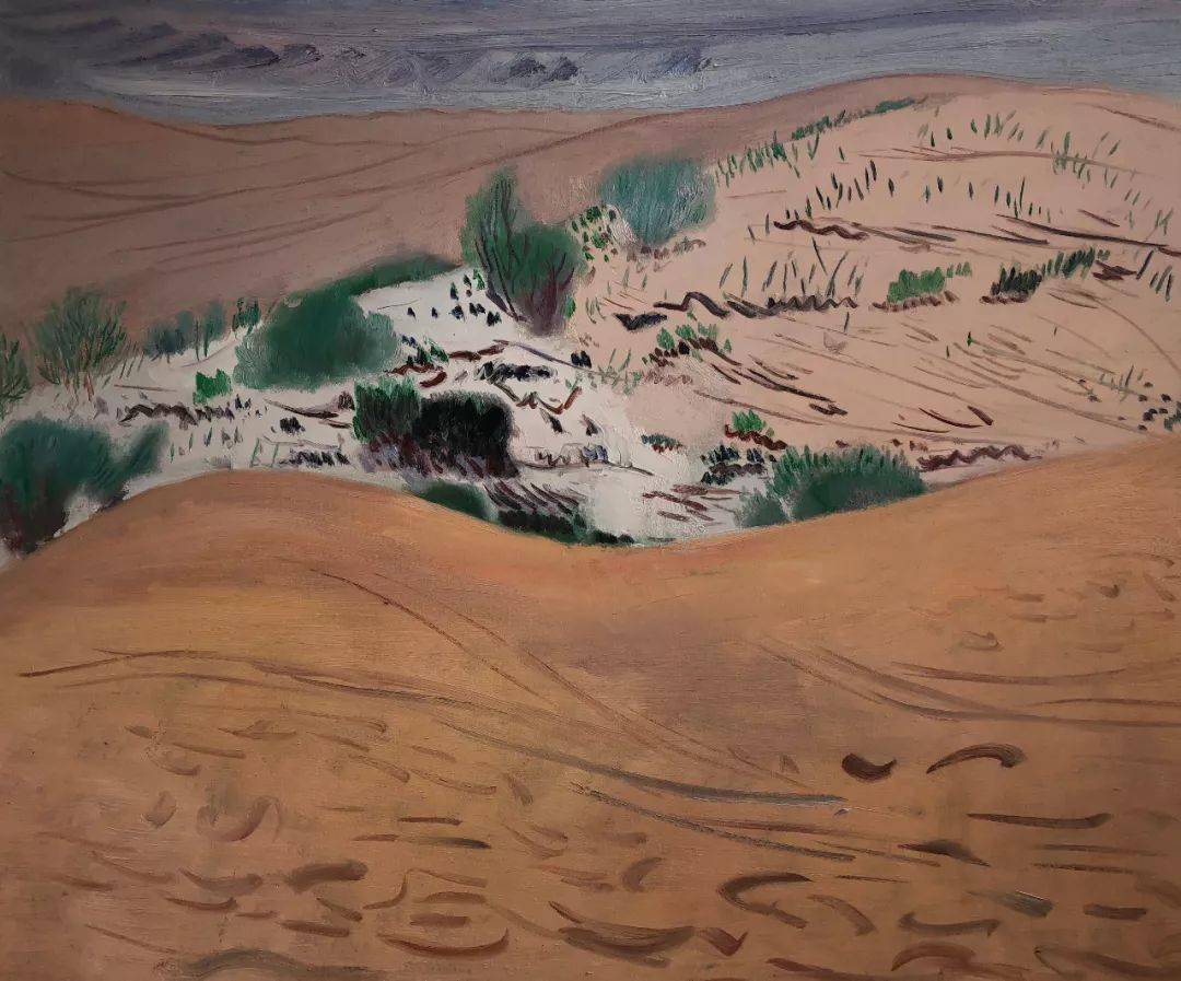 【写生啦】远方|当代画家油画风景作品_cmx_布面_丁一