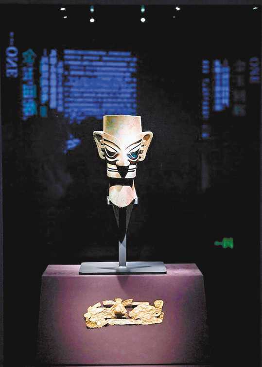 川渝携手推出文化大餐 快来长寿博物馆看三星堆商金面罩_活动_两地