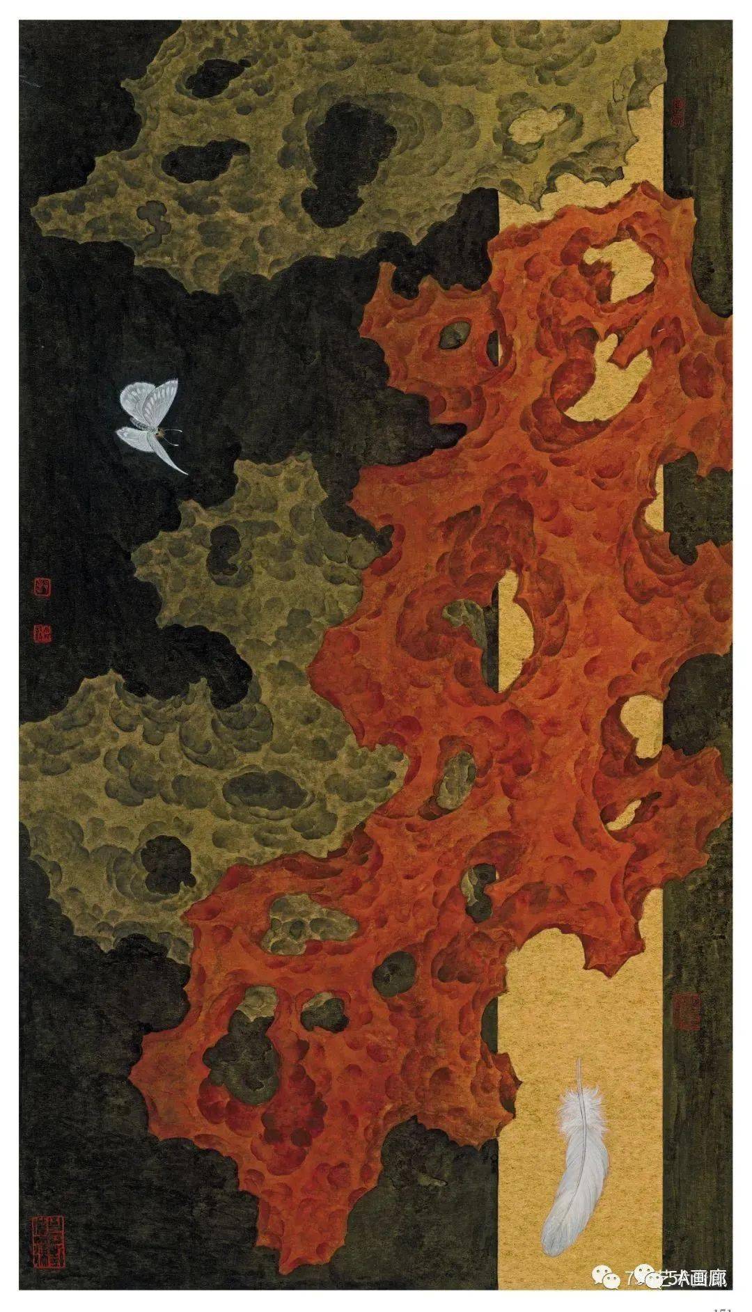 【5a预告】5月19日【素羽流云】曹小民工笔画新作展将在鹏宝轩艺术馆