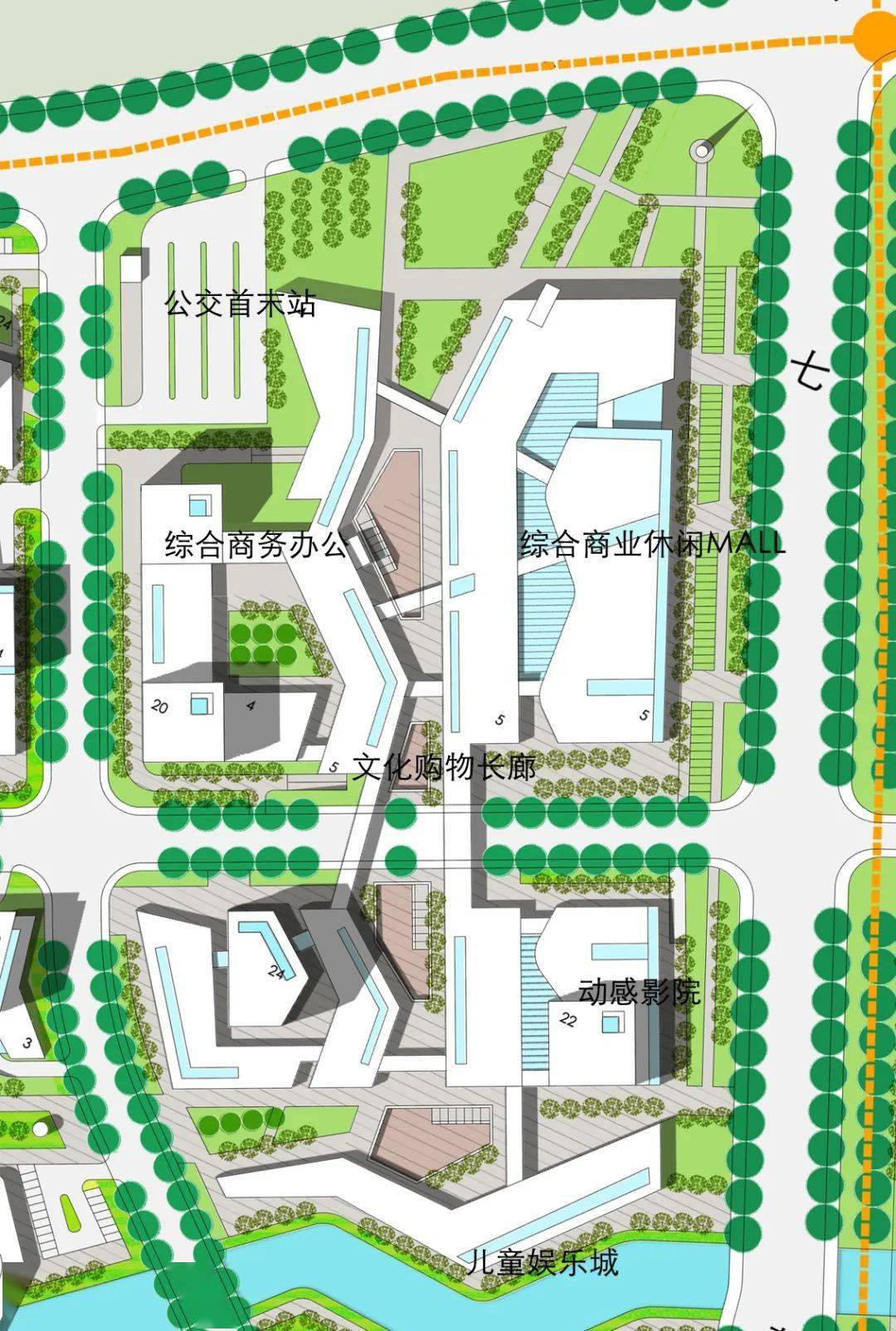 东联规划思辨周案例05丨闵行区莘庄商务中心修建性详细规划_空间_功能