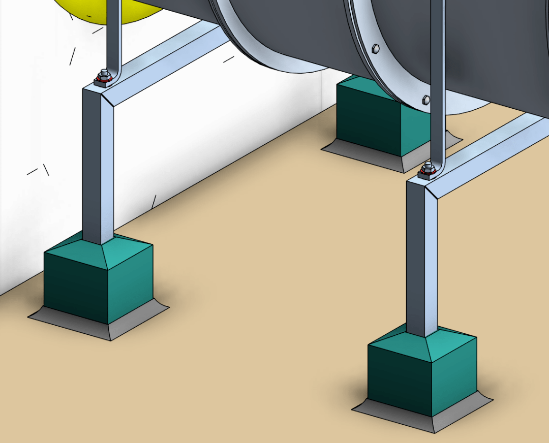 三维图简析屋面风机安装控制要点_设备_防水层_基础