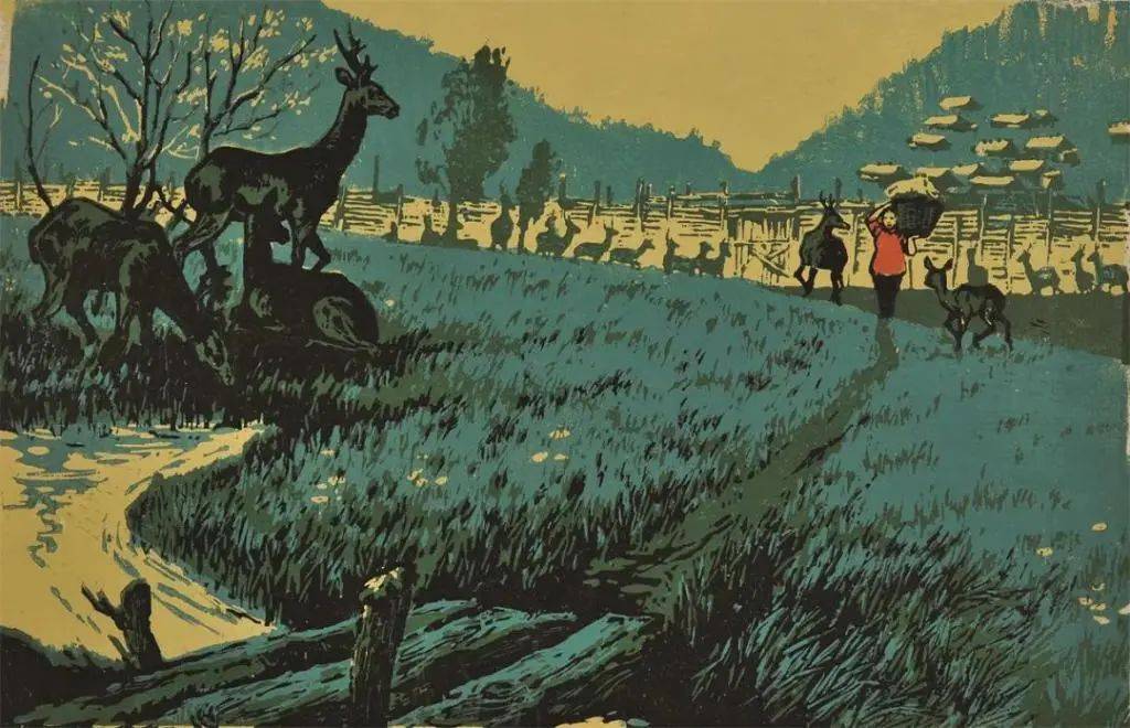 万物欣欣皆向荣|跟随黑龙江省美术馆馆藏作品线上展感受小满_版画