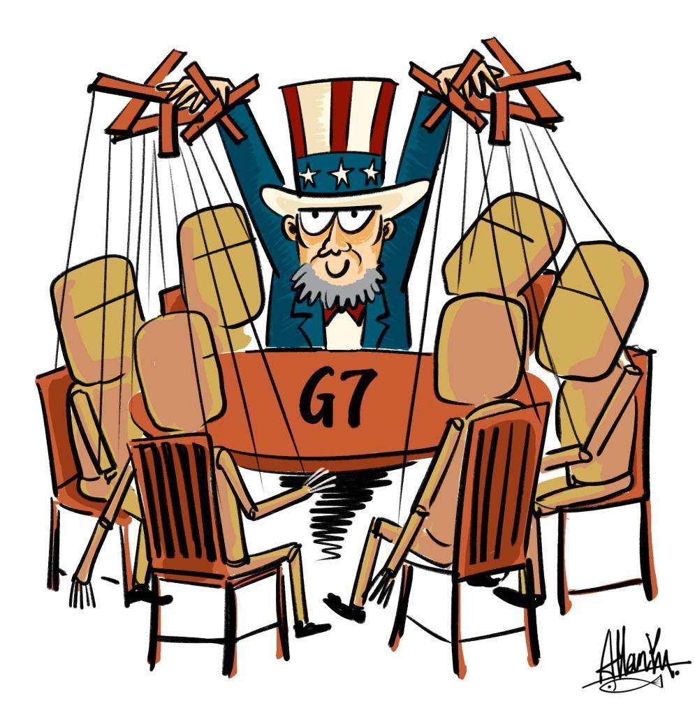 美国操纵七国集团护霸权搞分裂_国家_峰会_日本