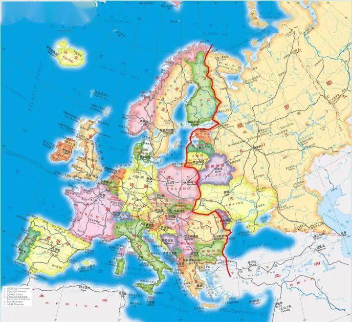 东南西北中,欧洲地理区位是如何划分的?