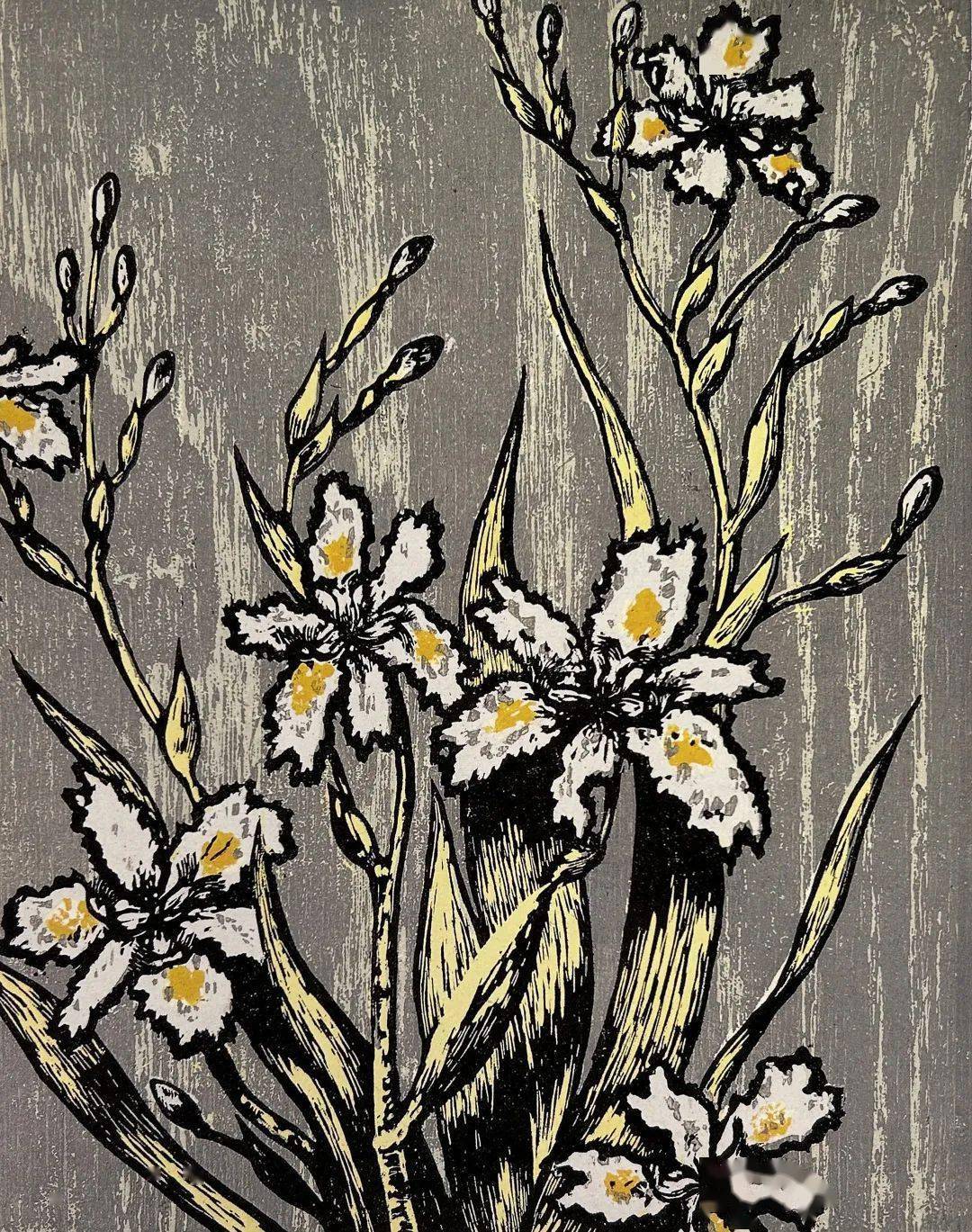 刀痕水迹——— 陆放版画作品欣赏_西湖_人物_戏曲