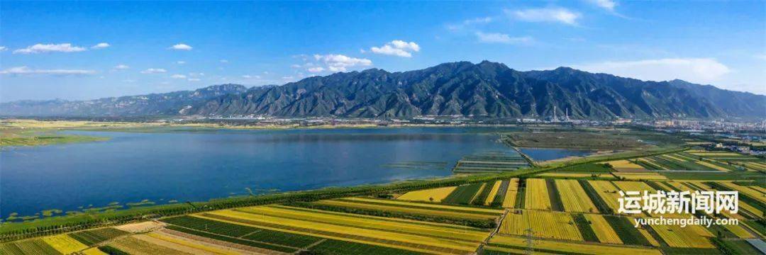 永济市伍姓湖湿地自然保护区风光秀美.