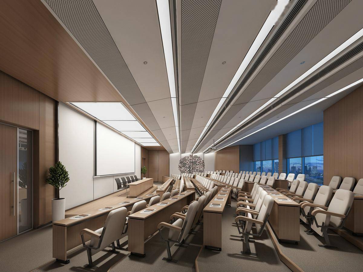 报告厅·汇报厅学术艺术厅效果图合集cad施工图纸