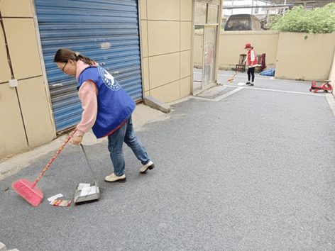 梅湖社区开展"巩文巩卫"环境卫生整治活动_文明_小区_工作