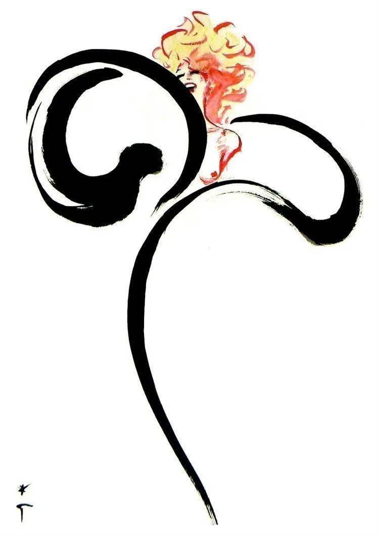 "线条就是我的风格.一条线,正是所有艺术的基础.