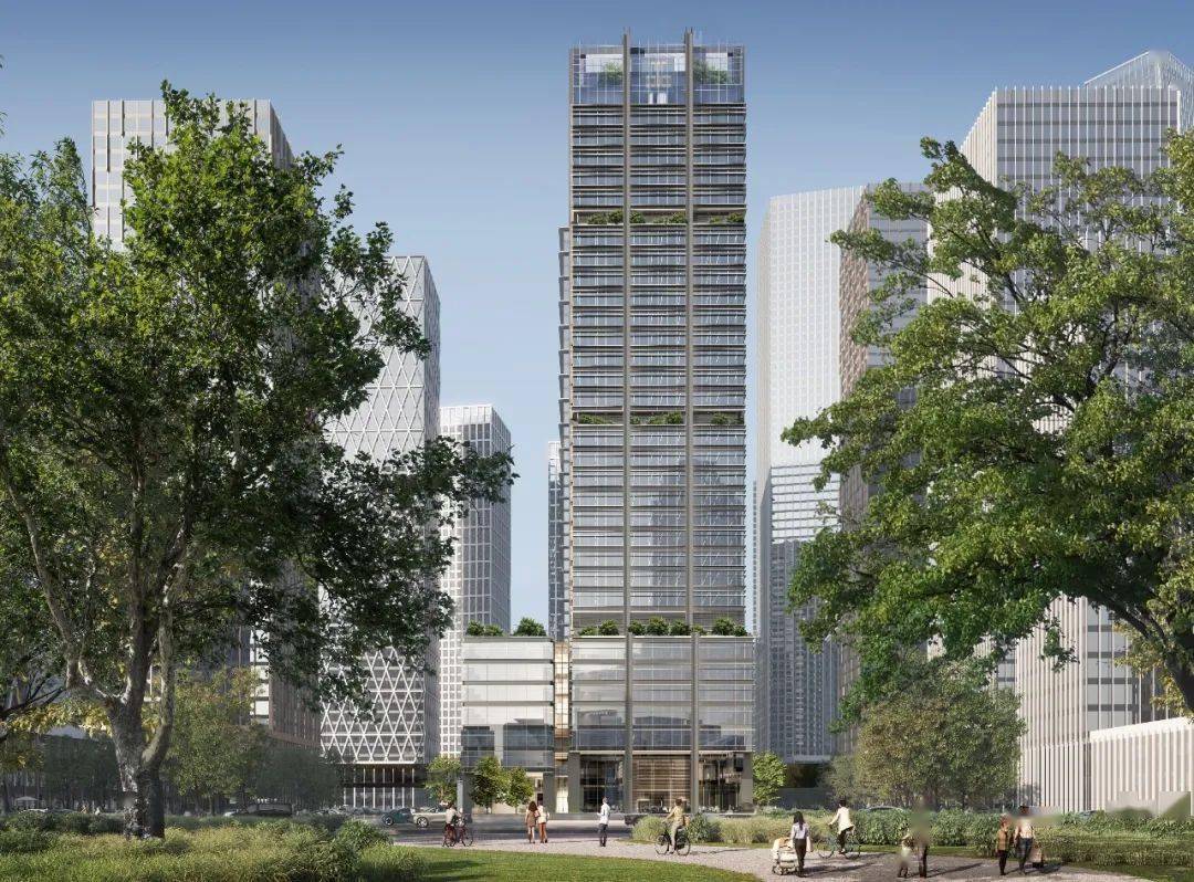 国内首座超过150米的近零能耗建筑,践行"双碳"发展的里程碑!