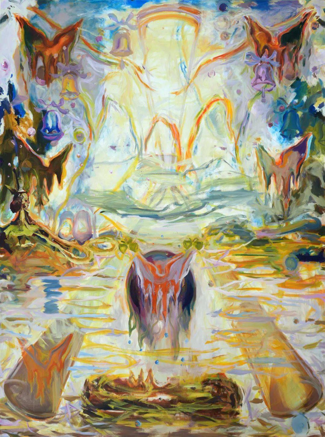 《音谣》 布面油画 200x300cm 2023如果说,绘画考古学是井士剑创作